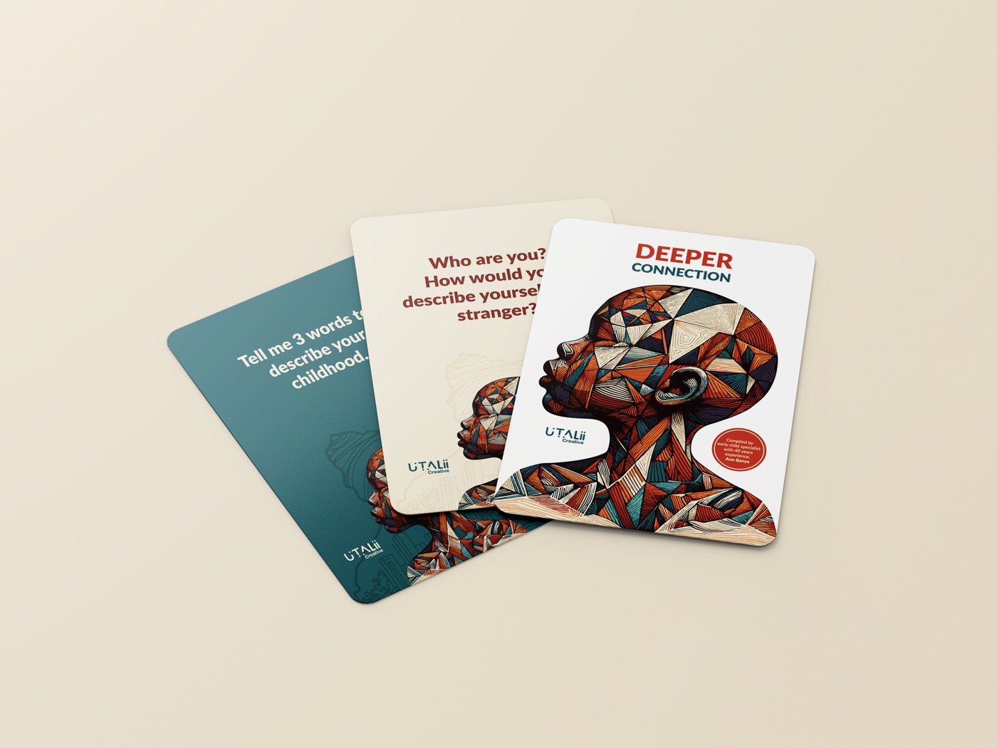 Conversation cards in use